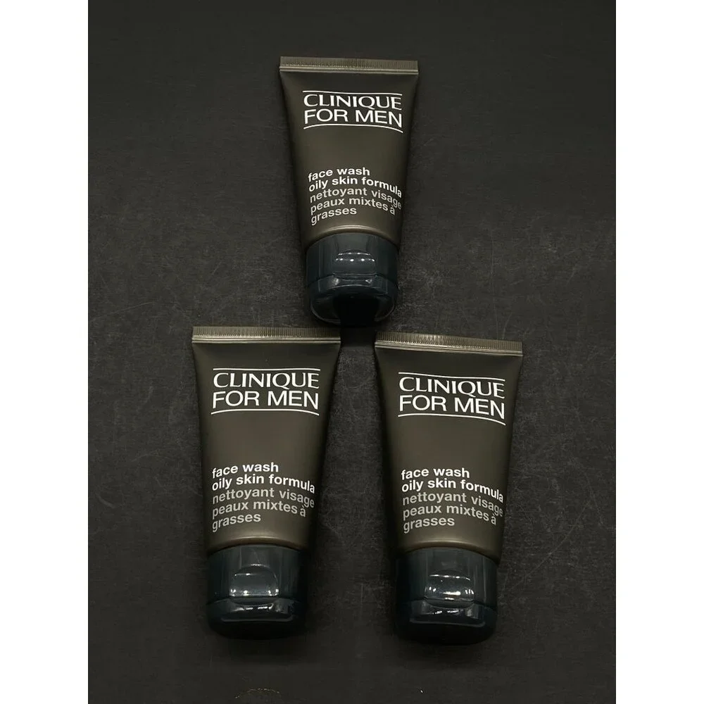 3 Clinique for Men Face wash oily skin formula, 1.7 oz/ 50 ml